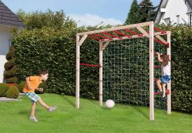 Structure d’escalade pour enfant avec filet de but de foot