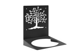 Support mural pour plante Louis Moulin acier époxy - Arbre de vie Ø15 cm