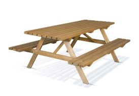 table de pique-nique bois pin FSC traité autoclave 4 à 6 places