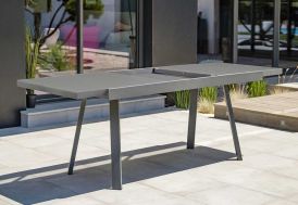 Table de jardin extensible en aluminium Stockholm 150/225 cm
