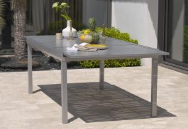 table de jardin en aluminium avec rallonge 180/240 cm