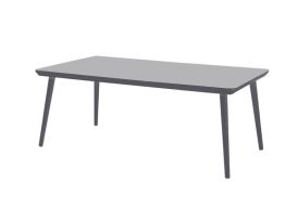 Table de Jardin en Aluminium et HPL Sophie Studio 100 x 170 cm Gris Anthracite
