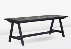 Table de jardin en bois 205 cm - 6 personnes Amata