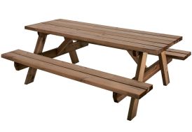 table de pique-nique en bois traité autoclave 6 personnes