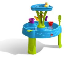 table d'activité jeux d'eau en plastique pour enfant bleu