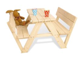 Table de Pique-Nique en Bois pour Enfant Nicki (4 Places)