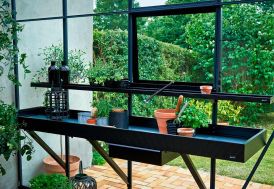 Table de rempotage pour serre Juliana