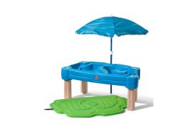 Jeu Aquatique Table Sable et Eau avec Parasol Step2 Cascade