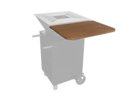 Tablette latérale rabattable pour barbecue braséro Vulcano – 40 x 60 cm