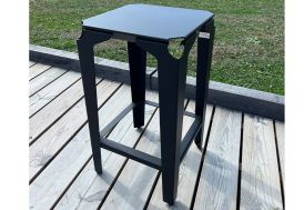 Tabouret de jardin haut en acier thermolaqué Atelier Percheron Saumur