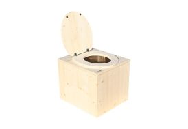 Toilette Sèche pour Enfant en Bois d'Épicéa Mini Colombus 25 x 27 cm -  Lécopot