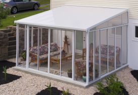 Véranda en kit aluminium Sanremo 4 x 4 m blanche Canopia by Palram