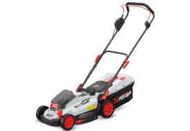 Tondeuse à gazon électrique sans fil 33 cm + Bac de ramassage 30 L