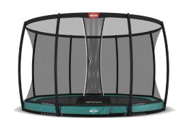 Trampoline enterré avec filet de protection XL