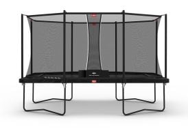 Trampoline sur pieds avec filet de protection