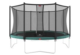 Trampoline pour enfants avec filet de sécurité en toile tissée