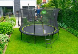 Trampoline de jardin Ø305 cm avec filet de sécurité Silhouette Exit Toys