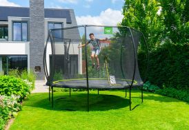 Trampoline Ø366 cm avec filet de sécurité Silhouette Exit Toys