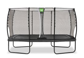Trampoline rectangulaire sur pieds avec filet de protection