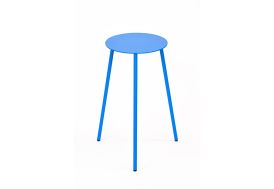 tabouret de jardin en métal 