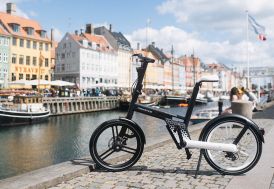 vélo pliable Honbike blanc