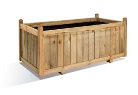 jardinière en bois traité Vendôme 120 maxi volume jardipolys