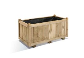 jardinière en bois Vendôme 100 jardipolys bois traité FSC