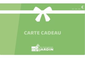 Carte cadeau Mon Aménagement Jardin 50 à 300 euros