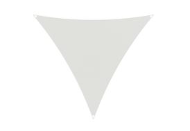 Toile d'ombrage triangulaire blanche en acrylique pour le jardin Umbrosa