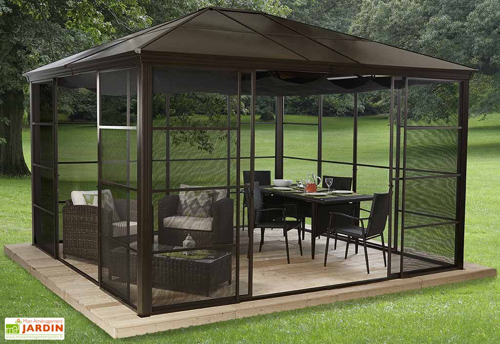 Tonnelle Adossee Aluminium