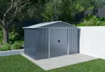 Abri de jardin 6 m² Trigano en acier galvanisé - Anthracite