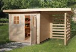 Abri de Jardin Bois Schongau (235+150x211cm) 28mm