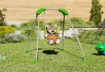 Portique balançoire bébé en acier Baby'K pliable 1,24m
