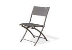 Chaise de Jardin Textilène Pliante Noire