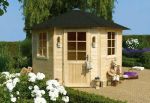 Abri de Jardin Bois Nancy 28mm (255x255cm)