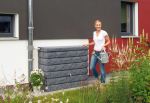 Récupérateur d’eau de pluie mural 400 L - Rocky + accessoires