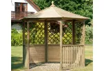 Kiosque de jardin bois autoclave - Carleton Lite 3,3 m² H. 2,45 m