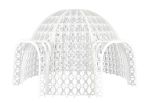 Cabane pour enfant structure igloo en PEHD ⌀152 cm – Tinygloo 2 portes