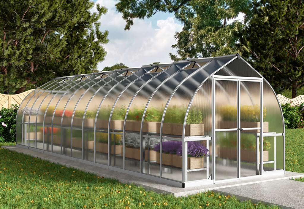 Lendo Online Serre De Jardin Pour Fleurs Légumes Fruits - Mini Serre En Bois - Châssis De Jardin Avec Toiture à 2 Ou 4 Pans - Bois D'épicéa Et