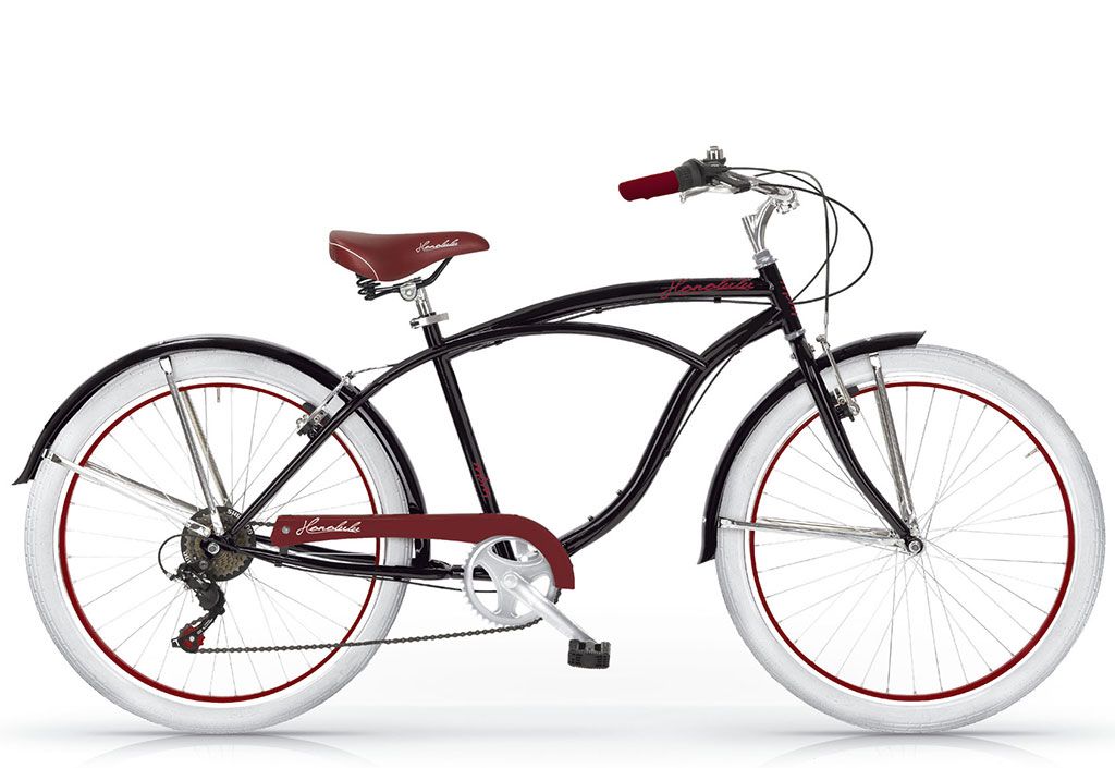 Vélo beachcruiser homme 26 pouces 6 vitesses - Honolulu