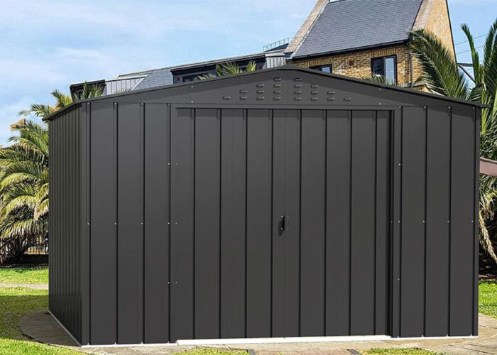 Petite cabane de jardin avec deux portes