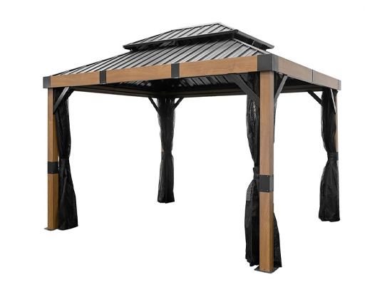 Montage pergola