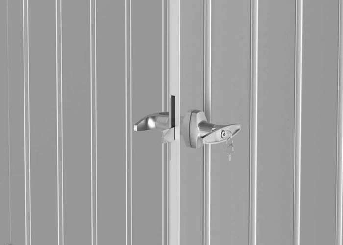 Poignée pour fermer la porte du cabanon extérieur en aluminium