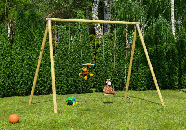 Portique en bois pour enfants Trigano Olivier 2