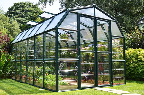 Serre de jardin en polycarbonate et PVC