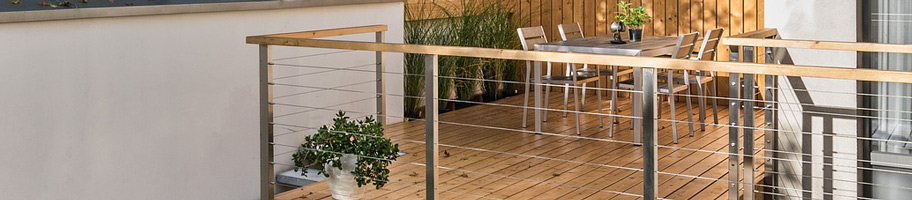 Terrasse en bois.