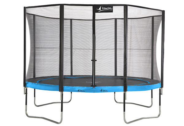 Trampoline pour enfants bleu.