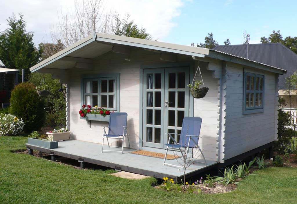 Abri de jardin Carl, votre salon d'extérieur en été comme en hiver